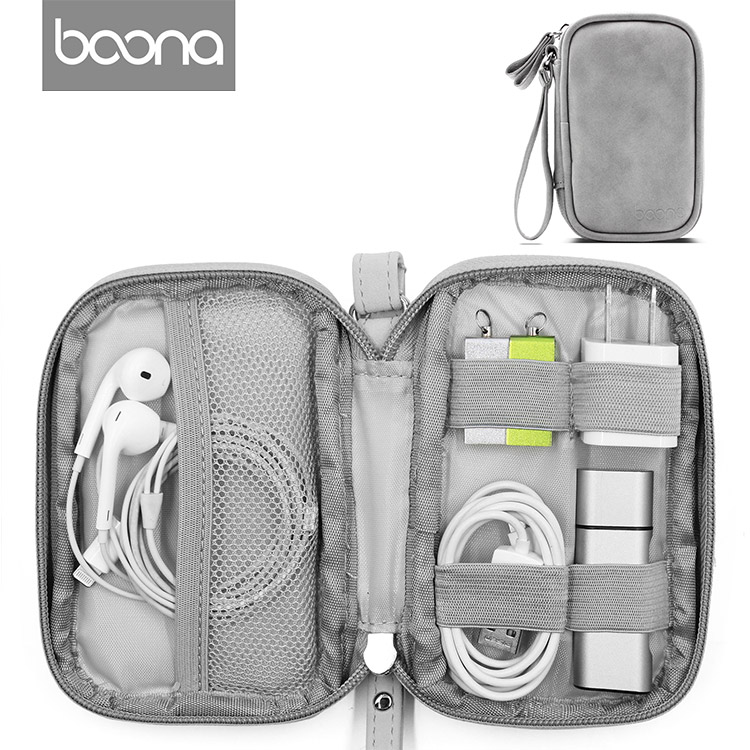 Waterproof PU Leather Earphone Bag-Rectangle
