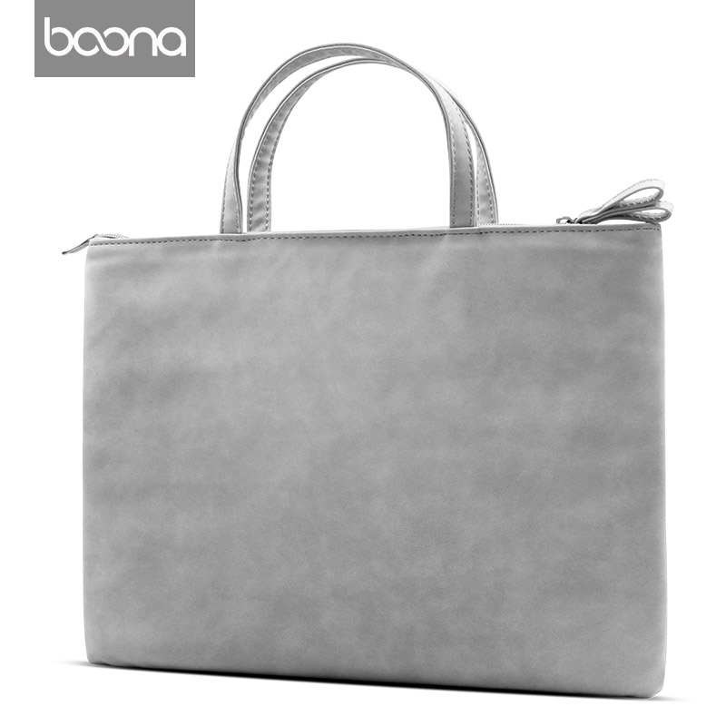  Waterproof PU Leather Protable Laptop Bag